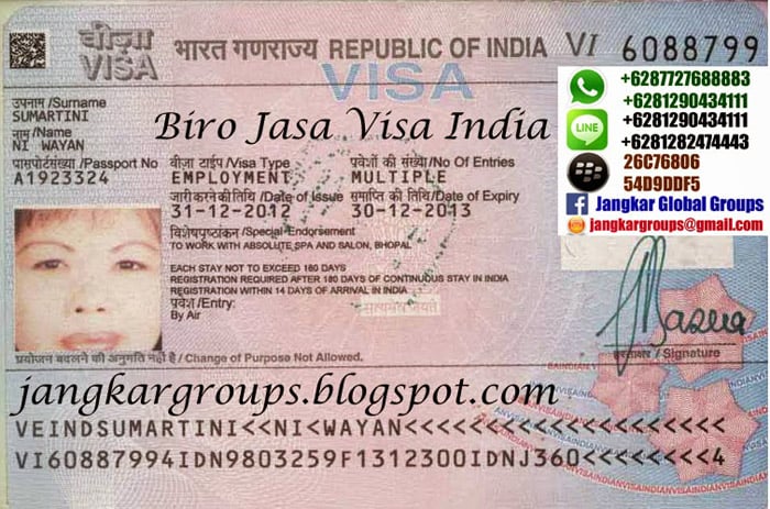 visa-kerja-india