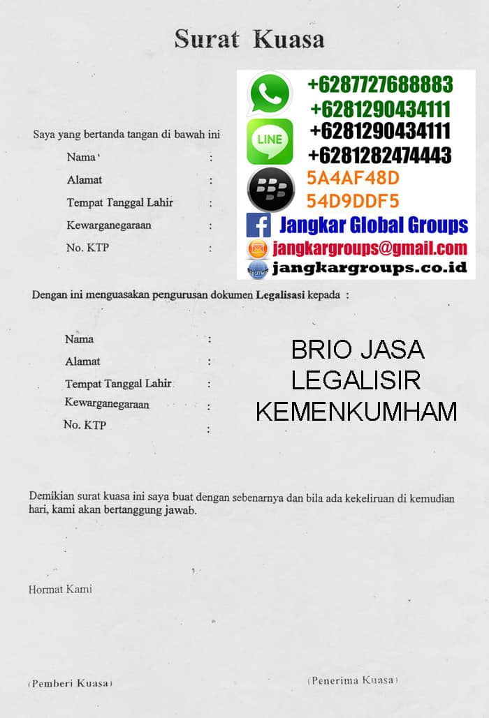 Misalnya surat kuasa untuk perwakilan pengambilan ijazah pengambilan uang gaji pengambilan Contoh Surat Kuasa Luar Negeri