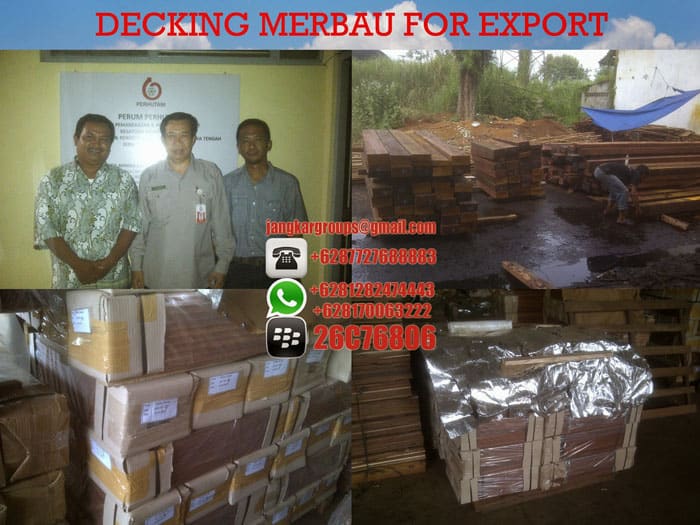 export decking merbau papua