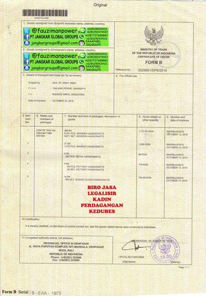 LEGALISIR DOKUMEN EXPORT - Jangkar Groups  Jasa 