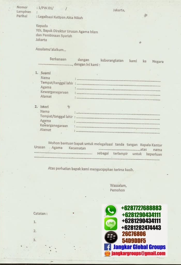 LEGALISIR BUKU NIKAH DI KEMENAG - Jangkar Global Groups