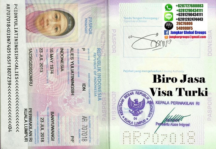 pasport-indonesia, visa turki