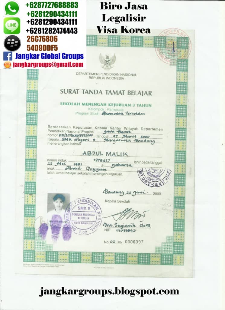 LEGALISASI DOKUMEN DI KEDUTAAN KOREA - Jangkar Groups 