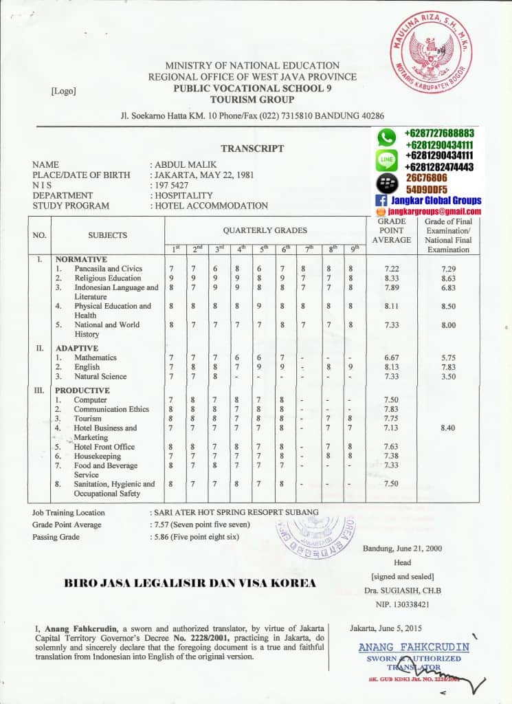 LEGALISASI DOKUMEN DI KEDUTAAN KOREA - Jangkar Groups 