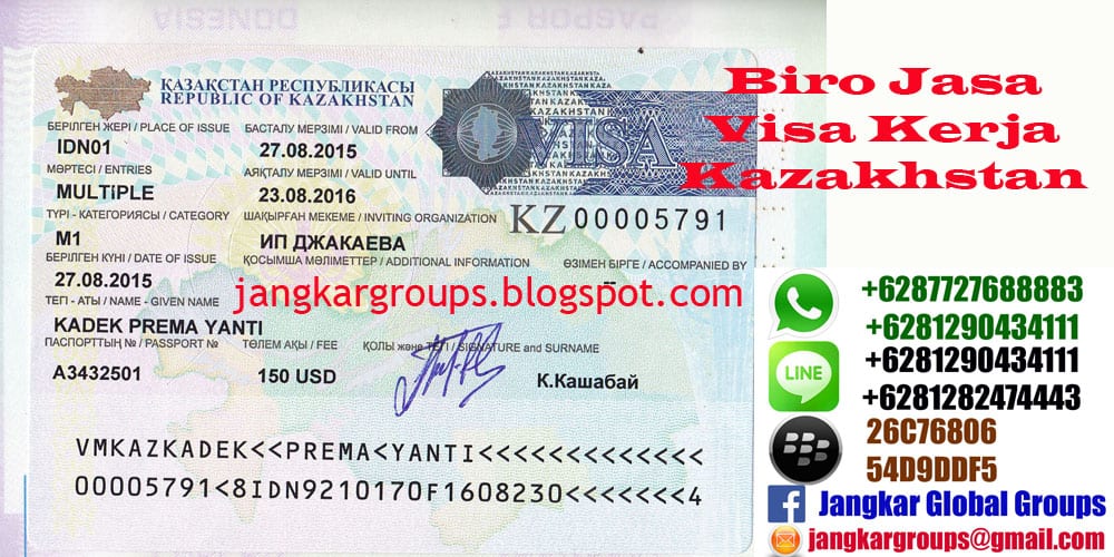 visa kerja kazakhstan