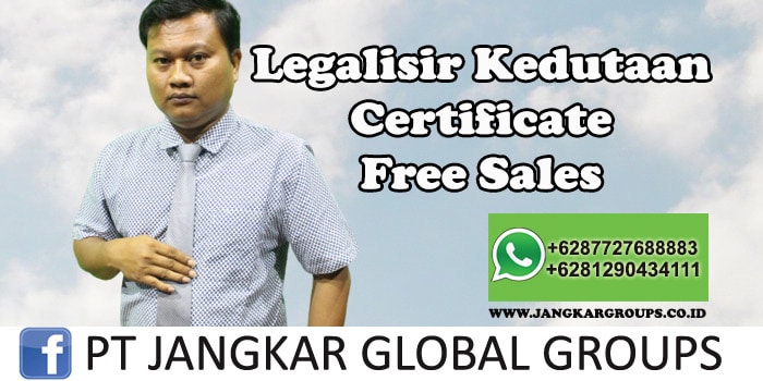 Legalisir Kedutaan Certificate Free Sales