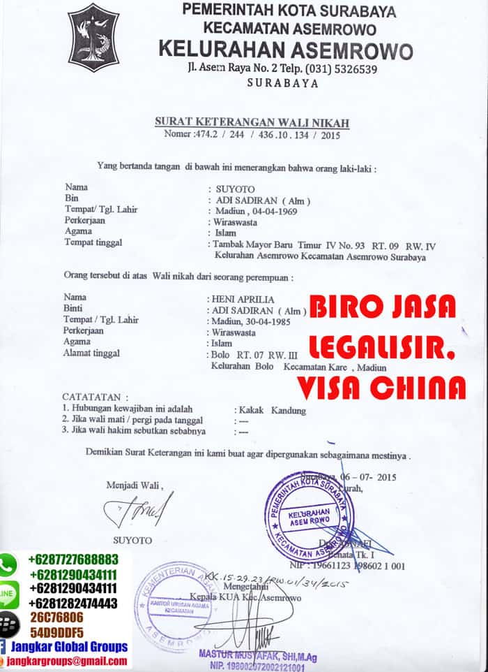 Surat-keterangan-wali-nikah - Jangkar Global Groups