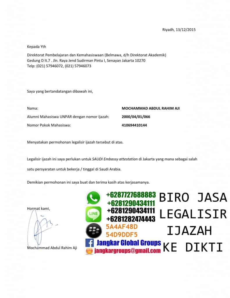 Legalisir Ijazah Di Dikti Jangkar Global Groups