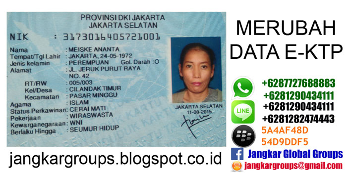 MERUBAH DATA STATUS PERKAWINAN E KTP - Jangkar Global Groups