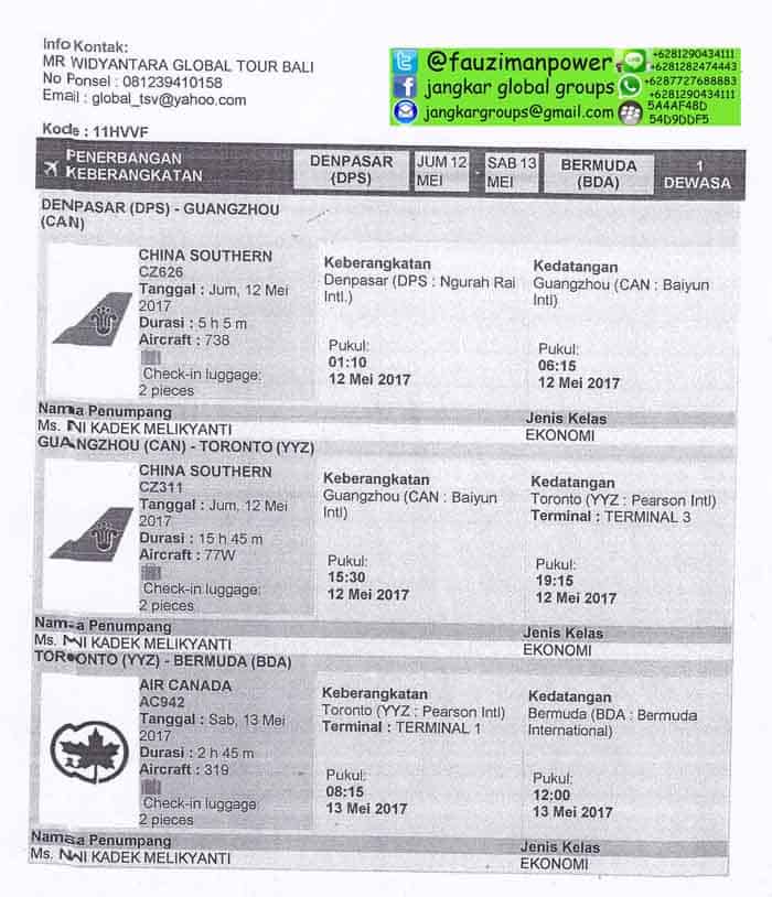 Contoh Surat Permohonan Booking Group Tiket Pesawat
