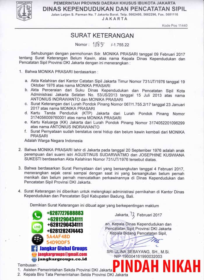 41+ Contoh Surat Pindah Dari Capil PNG