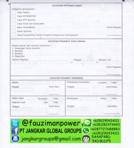 Contoh formulir izin masuk kembali dan pemulangan2  Contoh formulir izin masuk kembali dan pemulangan2