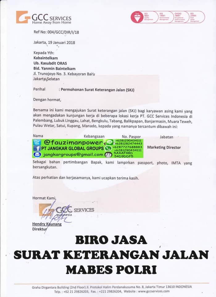 Contoh Surat Permohonan Kunjungan Kerja