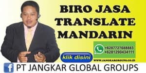 Translate Indonesia Mandarin Tersumpah