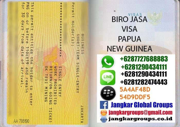 jasa visa papua new guinea