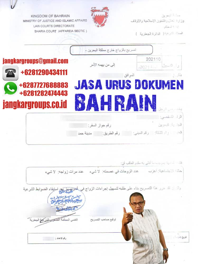 JASA URUS DOKUMEN BAHRAIN