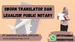 Public Notary Legalisir Dan Sworn Translator