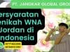 Menikah WNA Jordan di Indonesia