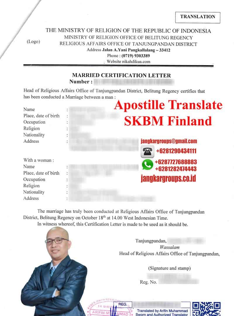 Apostille Translate SKBM finland