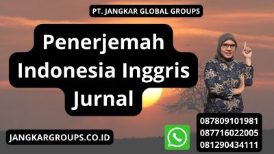 Penerjemah Indonesia Inggris Jurnal